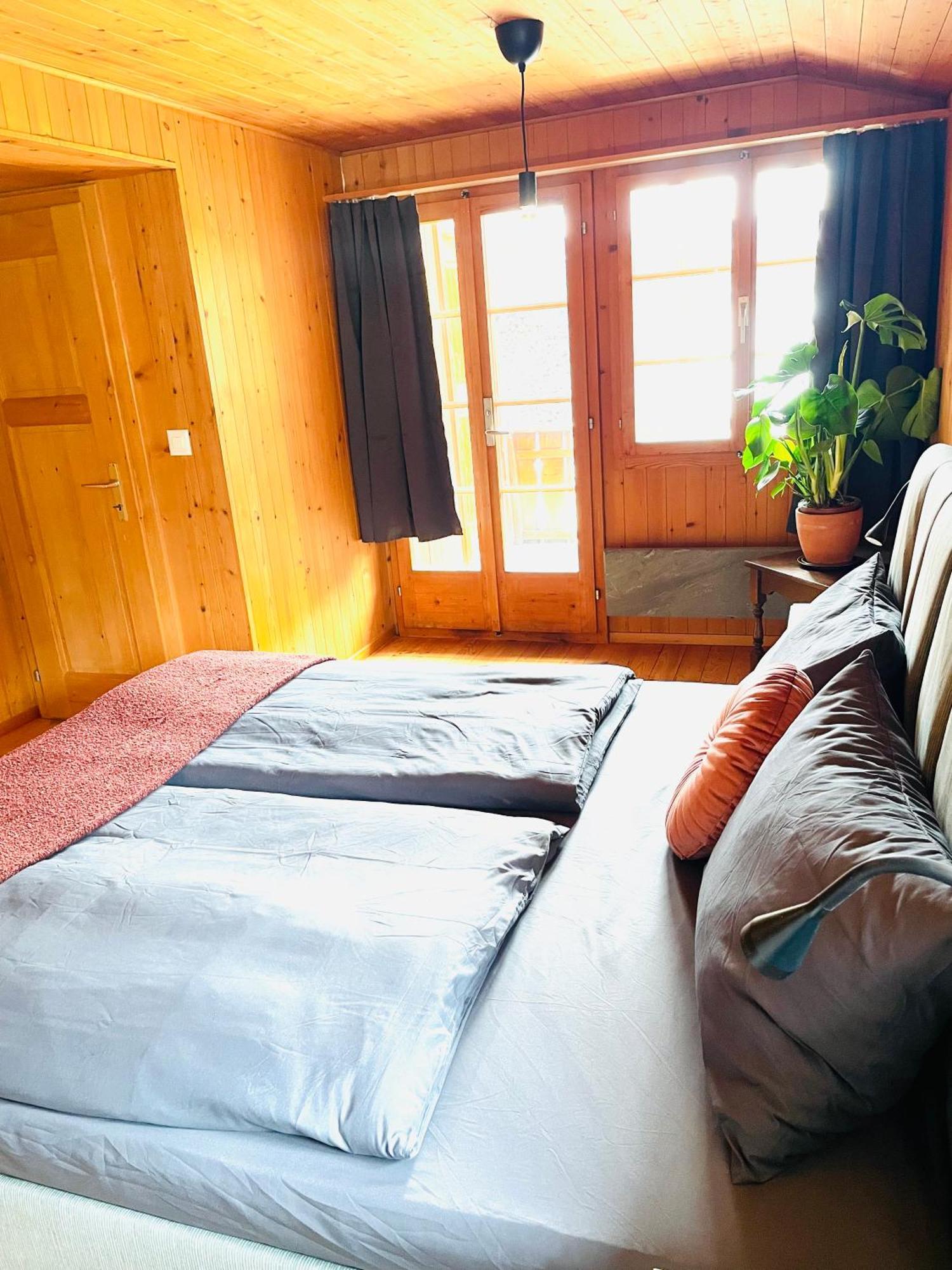 Lovely & Great Equipped Wooden Alp Chalet Flat คันเดอร์ชเตค ภายนอก รูปภาพ